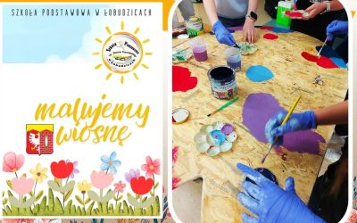 Udział w akcji „Zelów rozkwita – malujemy wiosnę”